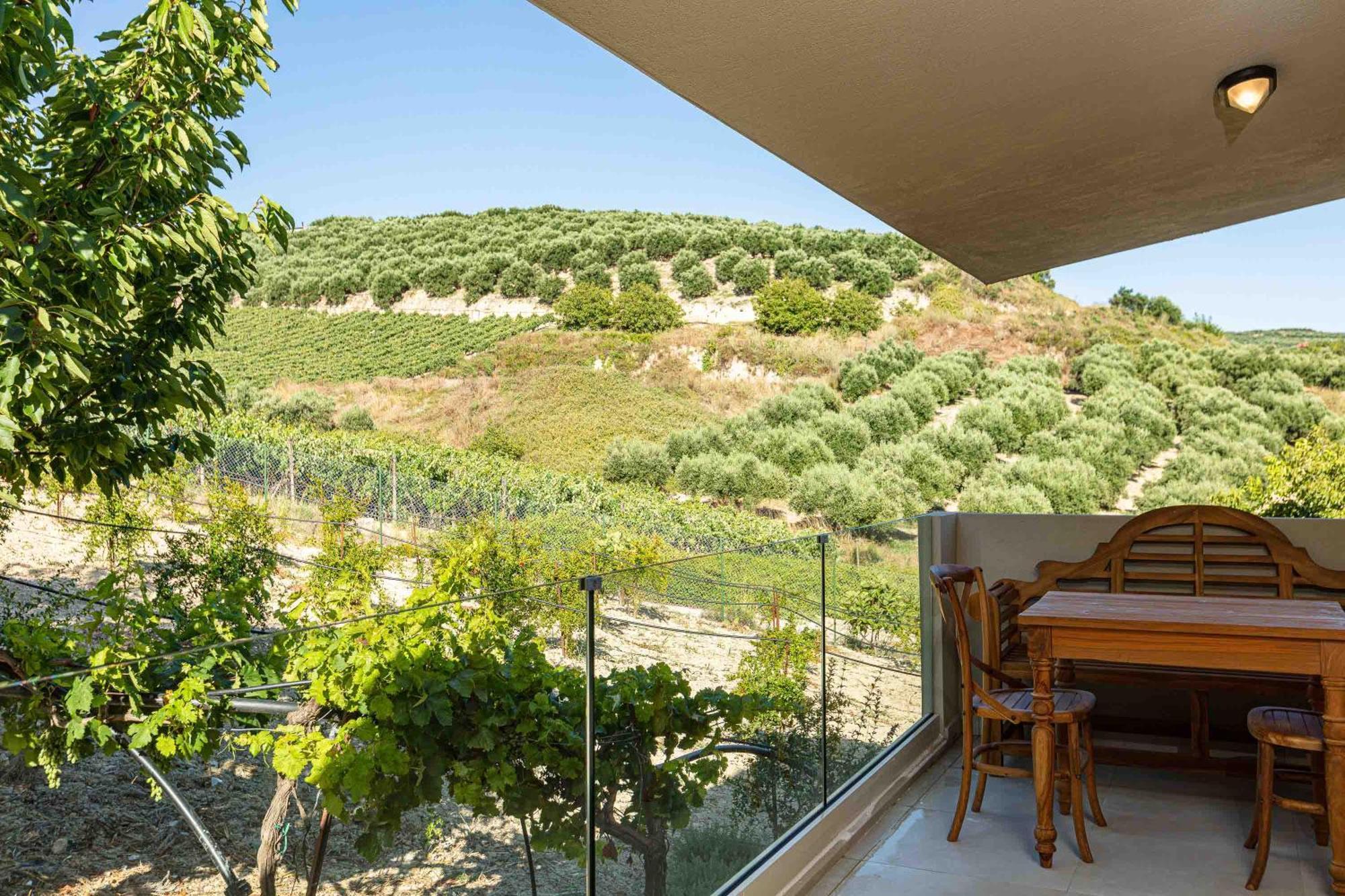 Villa Mantilari Wine Estate 7 Apartments 2 Private Pools 1 Heated Tennis Court Fitness Center Archanes Pokoj fotografie